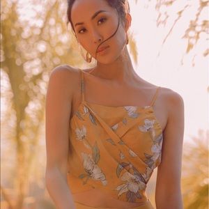Chriselle x J.O.A. Tie Up Multiway Crop Top